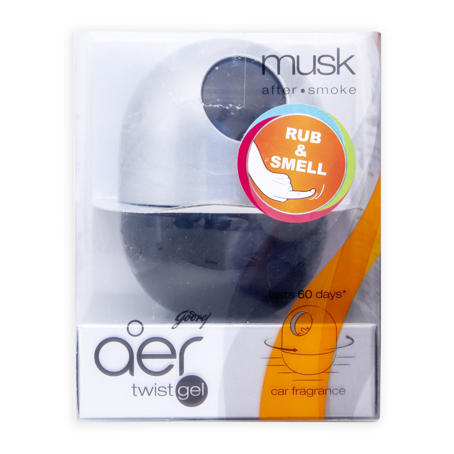 Aer Twist Gel Car Fragrance Musk 45 g