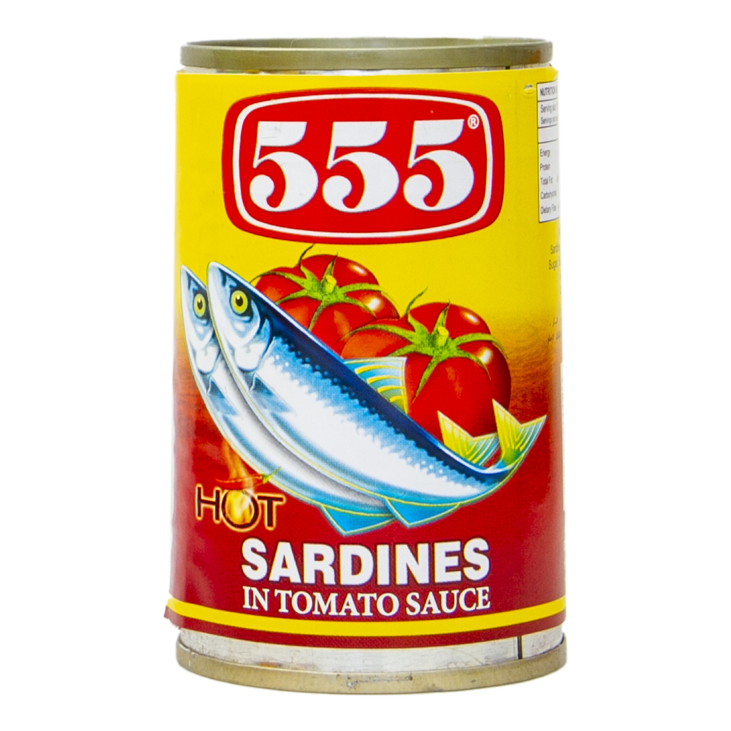 555 Sardines In Tomato Sauce Hot 155 g