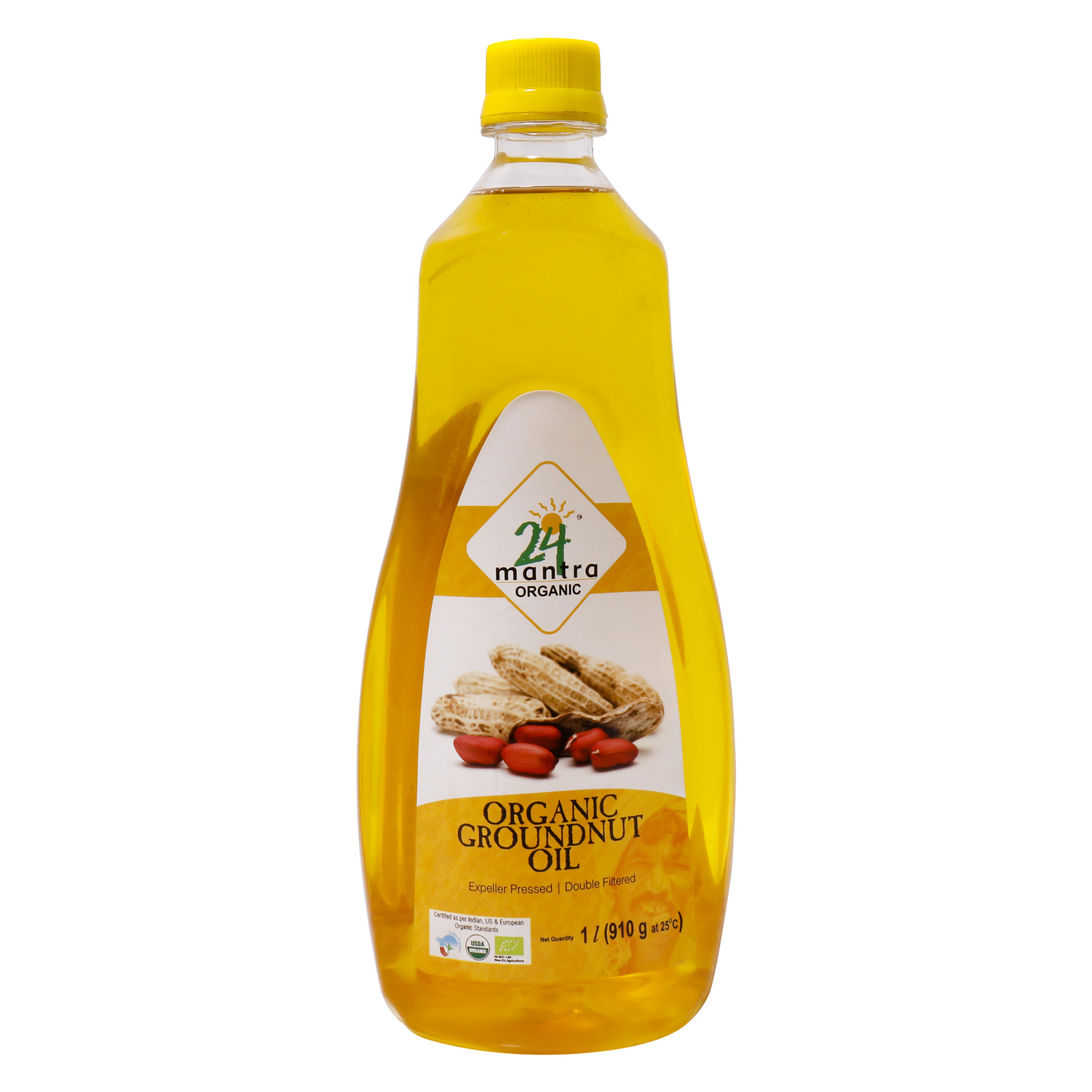24 Mantra Organic Groundnut Oil 1 Litre
