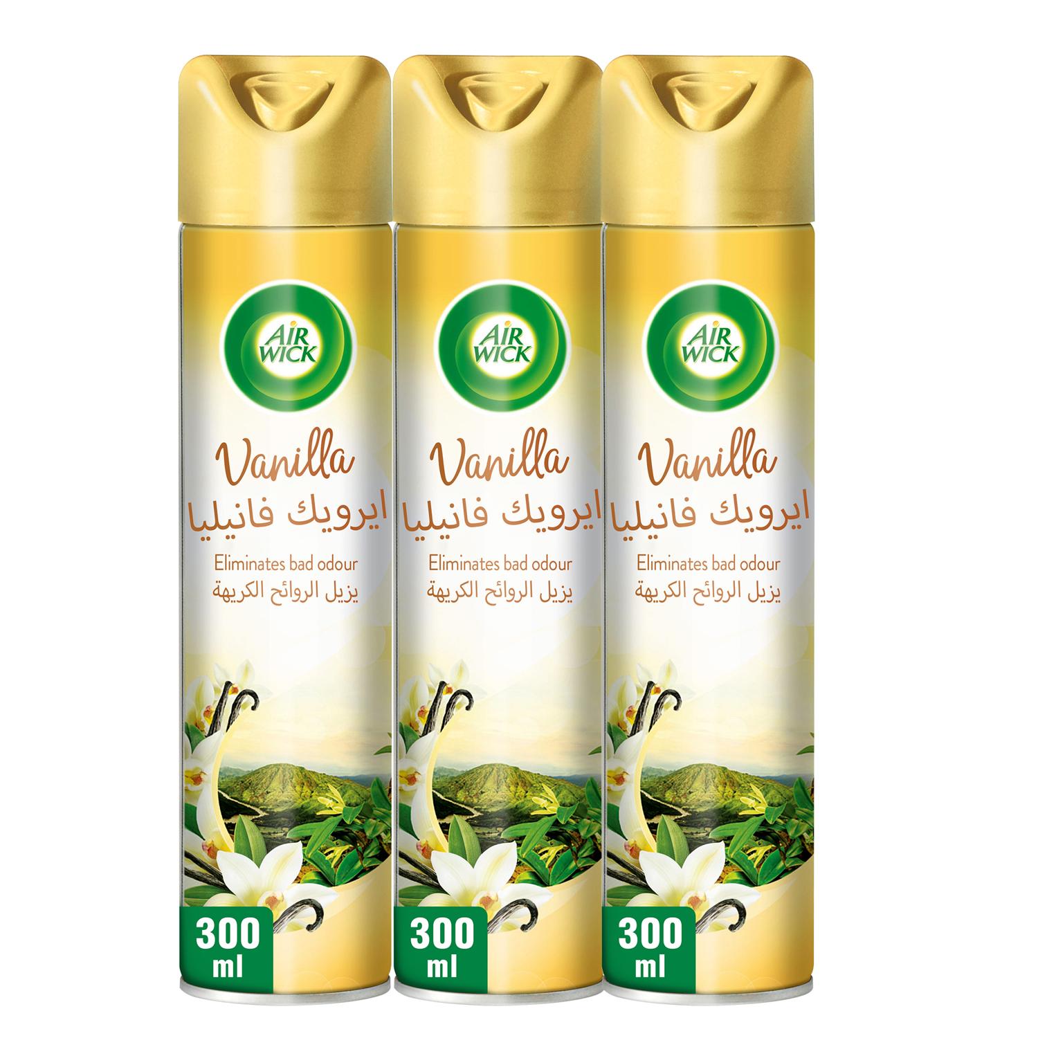 Air Wick Air Freshener Vanilla Scent 3 x 300 ml