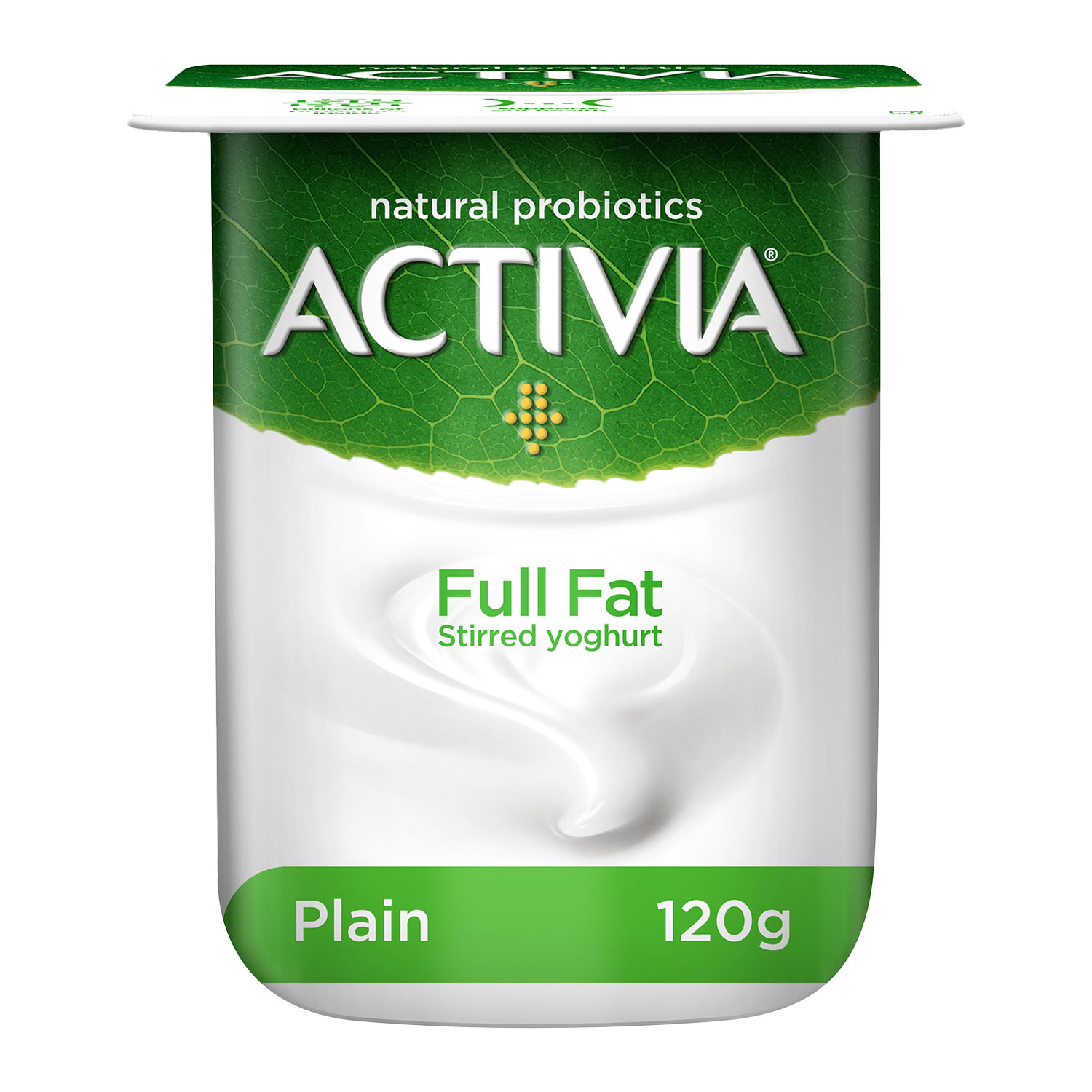 Activia Stirred Yoghurt Full Fat Plain 125 g