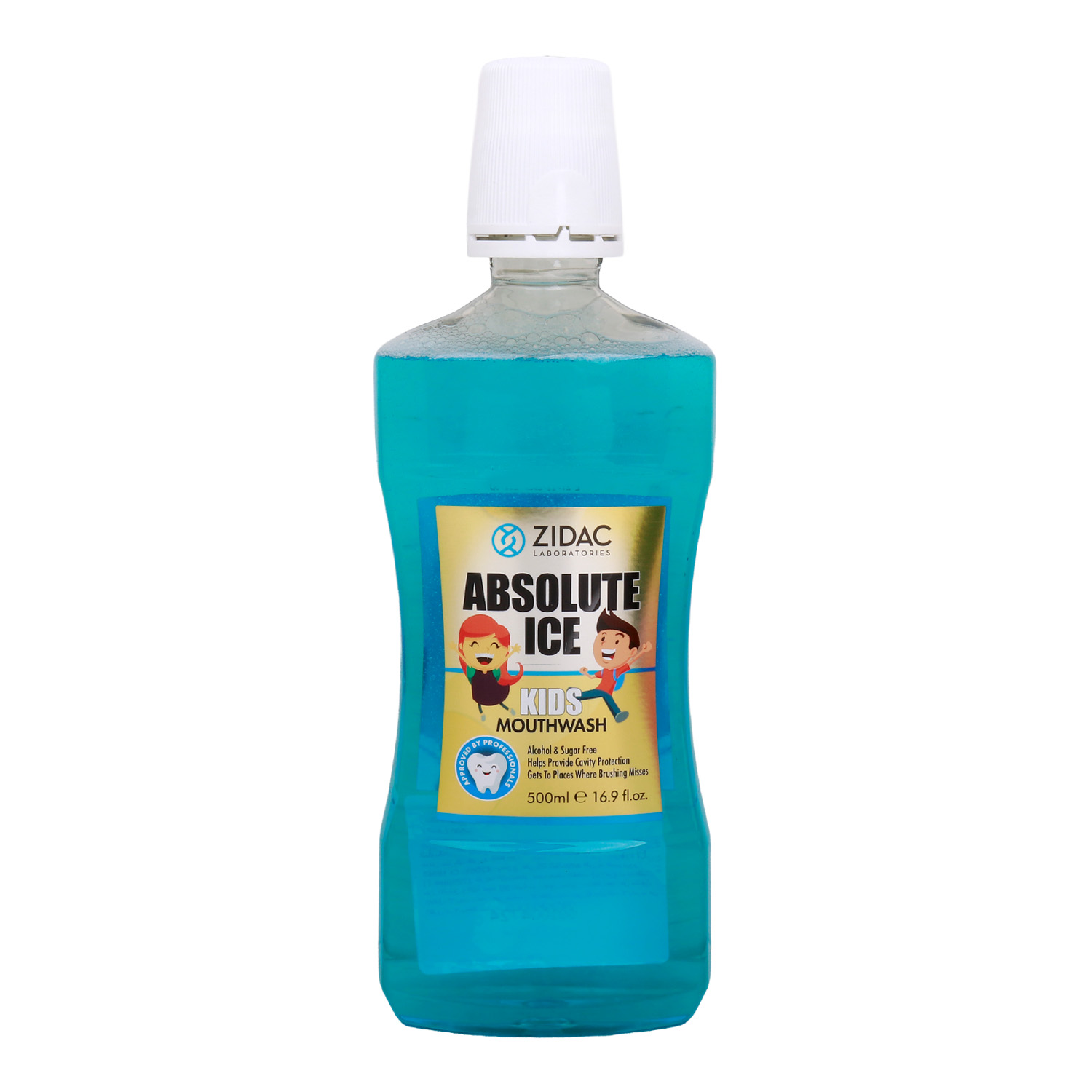 Absolute Ice Alcohol & Sugar Free Kids Mouthwash 500 ml