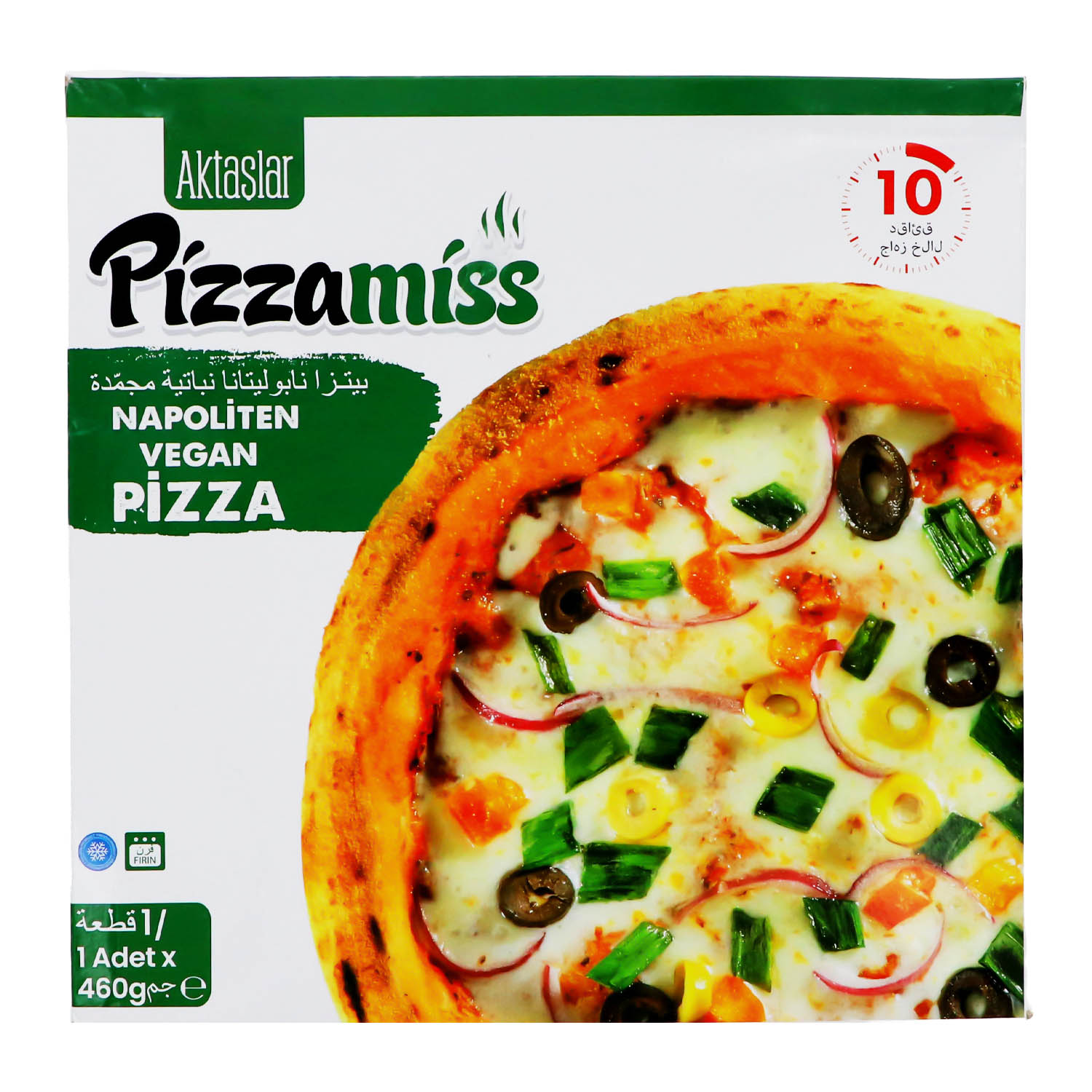 Aktaslar Pizzamiss Vegan Napoliten Pizza 460 g