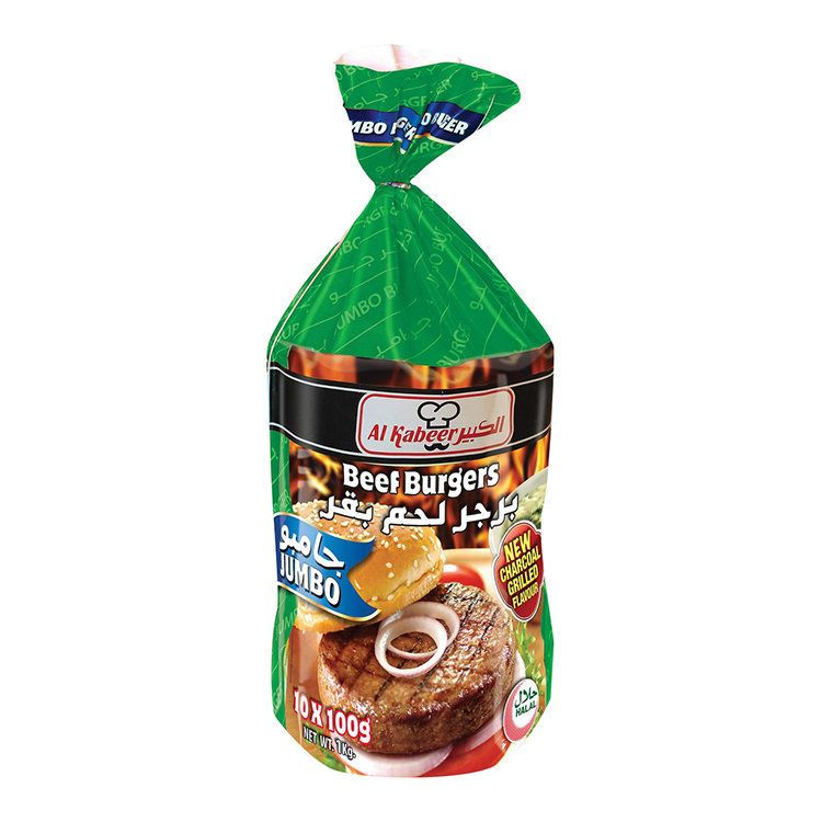 Al Kabeer Beef Burger BBQ 1kg