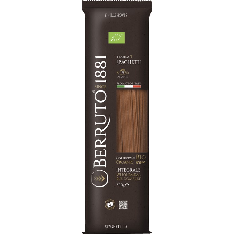 1881 Organic Wholemeal Spaghetti No.5 500g