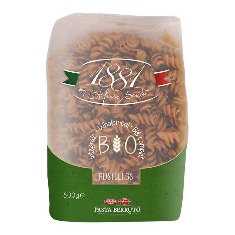1881 Organic Wholemeal Fusilli No.36 500g