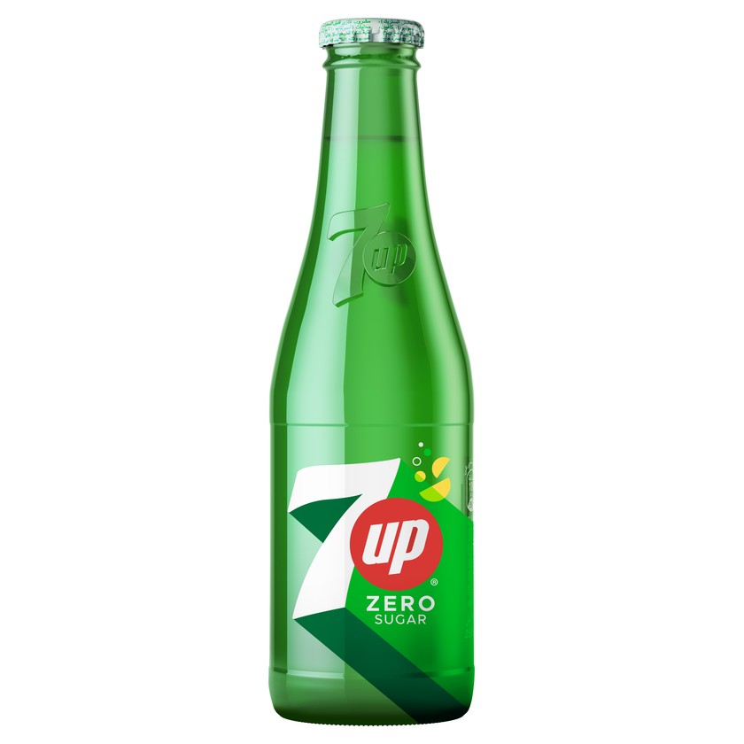 7 Up Zero Glass Bottle 245 Ml