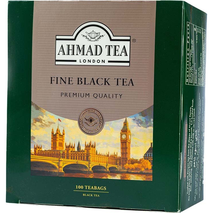 Ahmad Fine Black Tea 100 Tea Bags