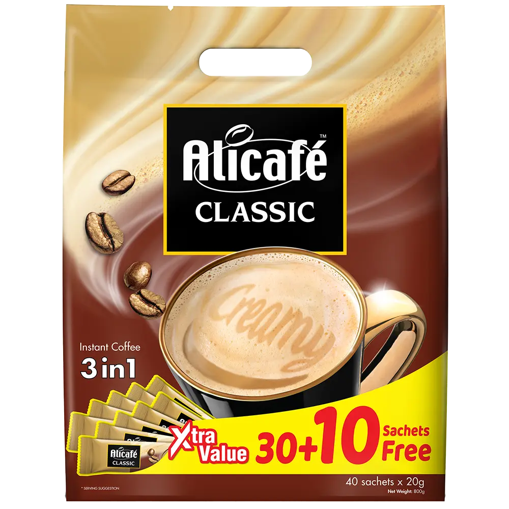 3In1 Instant Coffee Classic 30+10 Free